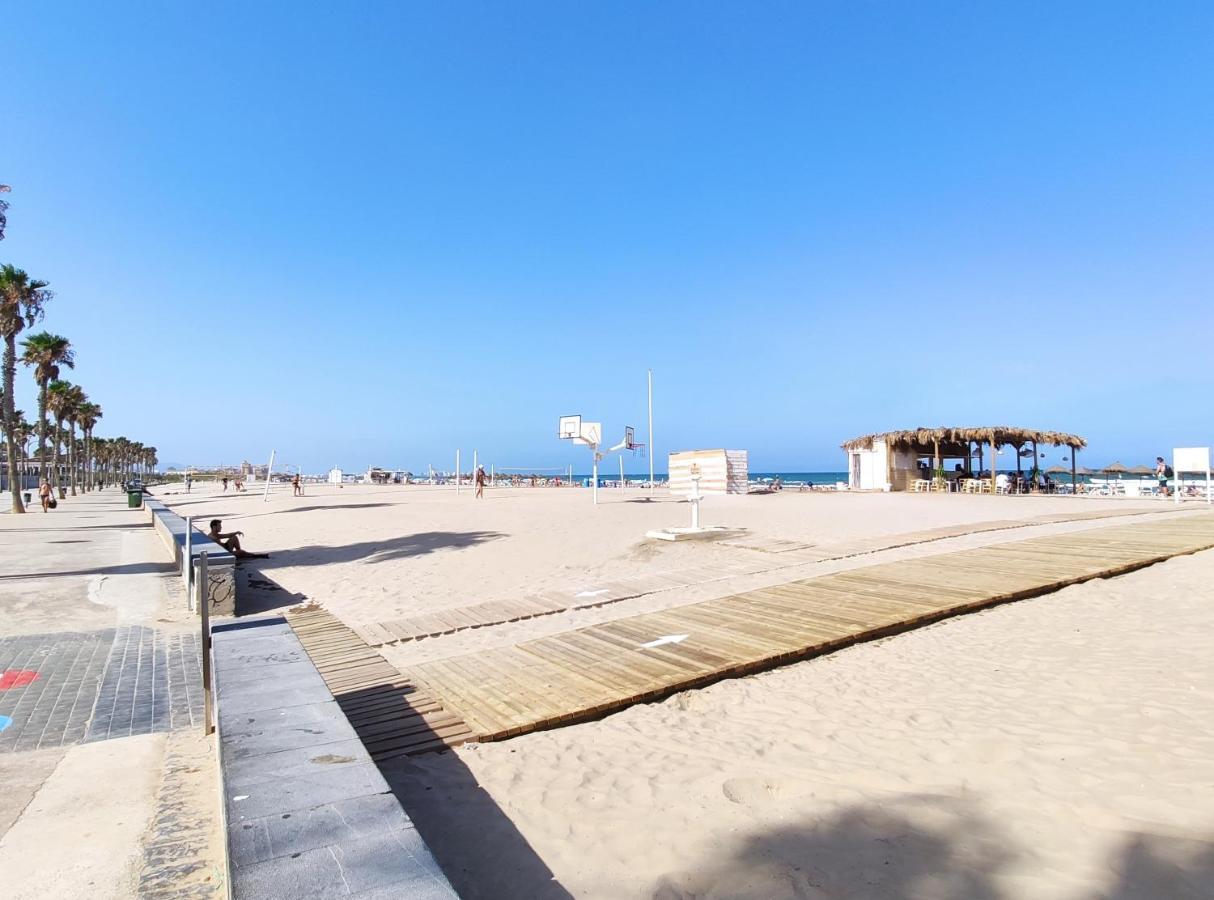 Apartamento Playa Valencia Bagian luar foto