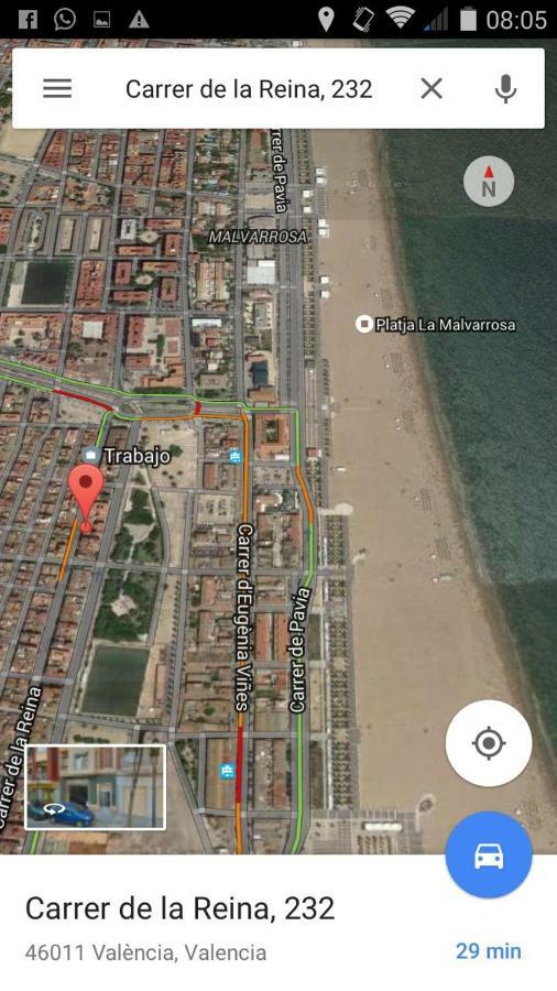 Apartamento Playa Valencia Bagian luar foto
